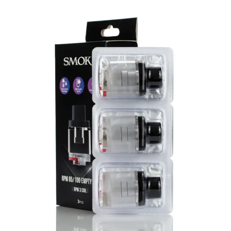 Smok - RPM 85/100 (RPM3 Coil) Empty Pods (6mL, 3ct)