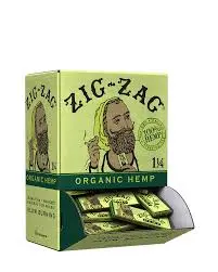 Zig Zag - 1 1/4" Size Organic Hemp Feeder Display Rolling Papers (48ct, 50pk)