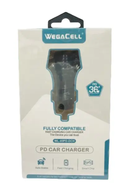 WegaCell - Fast Charge (PD Car Charger) - Electronics (36W Output)