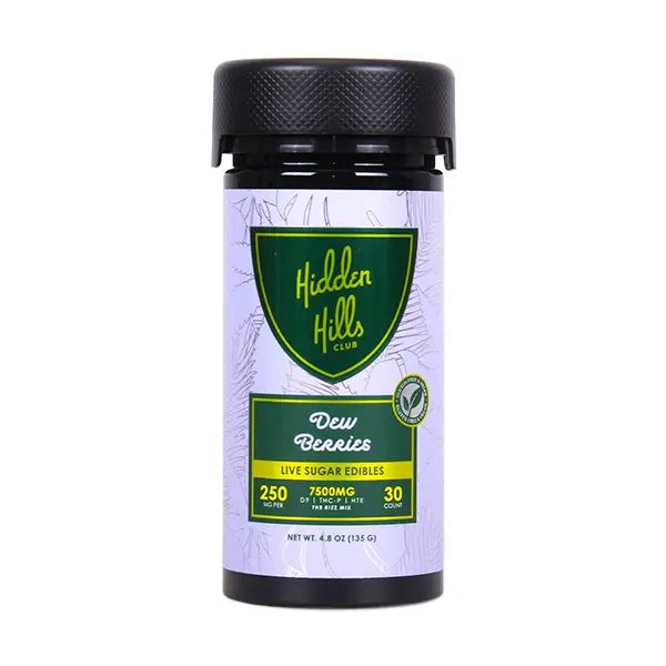 Hidden Hills - Live Sugar (D9 + THC-P + HTE) - Delta Gummies (250mg, 30ct)
