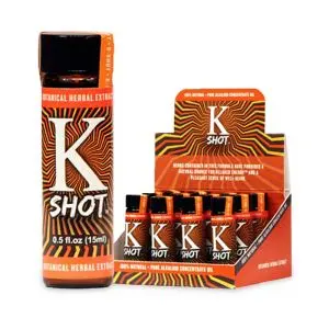 K Shot - 100% Natural Kratom Extract Shots (15mL, 12ct)