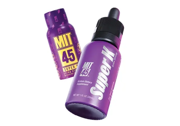 MIT45 - Super K Extra Strong (Purple) Kratom Extract Shot (1250mg, 12ct) 