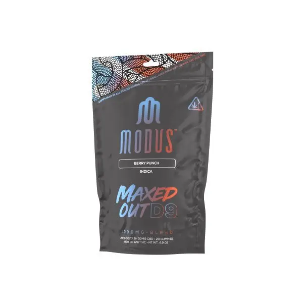 Modus - Maxed Out Blend (D9) - Delta Gummies (50mg, 20ct)