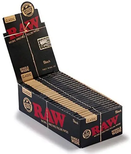 Raw - Single Wide Rolling Papers (25ct, 100pk)