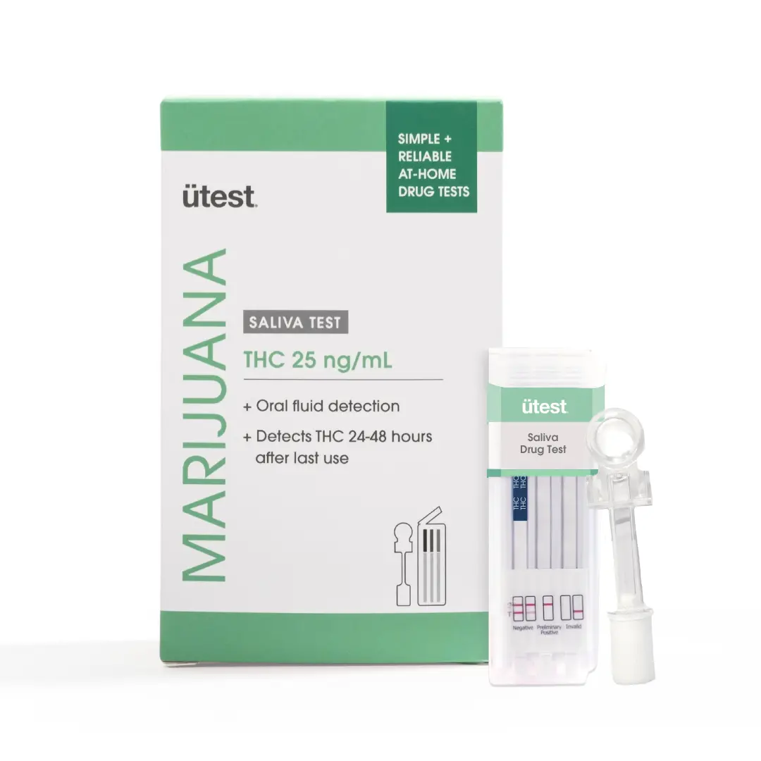 Utest - Marijuana/THC Saliva Test Kit (25 ng/mL)