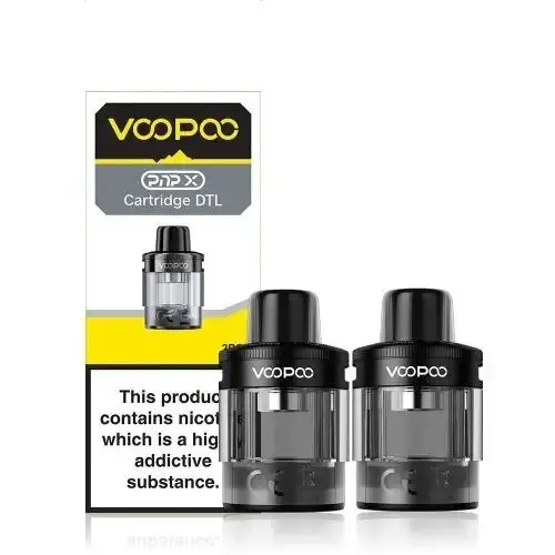Voopoo - PNP X (DTL) Black Replacement Pods (5mL, 2ct)