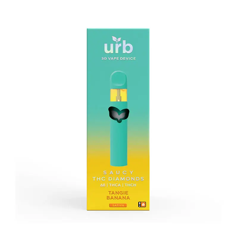 urb - Saucy THC Diamonds (D8 + THCA + THCH) - Hemp Disposables (3g)