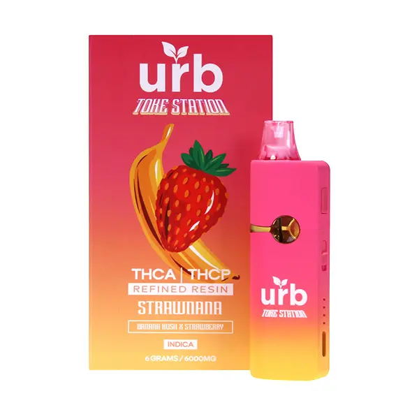 urb - Toke Station Refined Resin (THCA + THCP) - Hemp Disposables (6g)